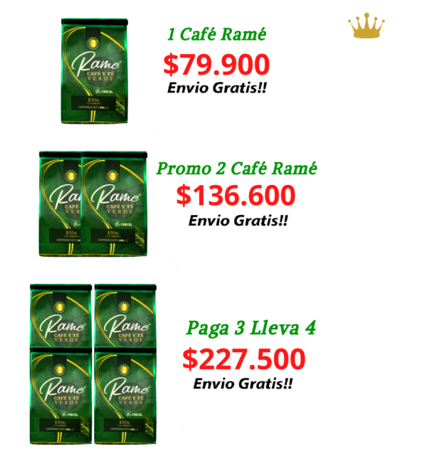 Café Ramé "Con Café Verde y Té Verde"