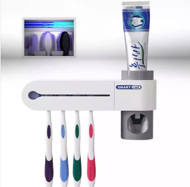 Esterilizador UV de Cepillos Dentales con Soporte y Dispensador de  Dentífrico Smiluv - INNOVAGOODS V0103198