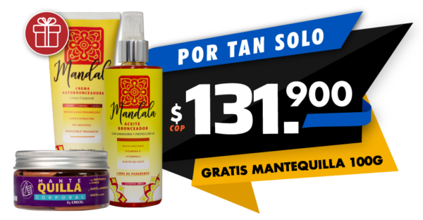 crema autobronceadora mandala