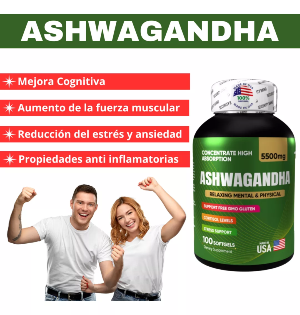 ASHWAGANDHA y adiós al estrés