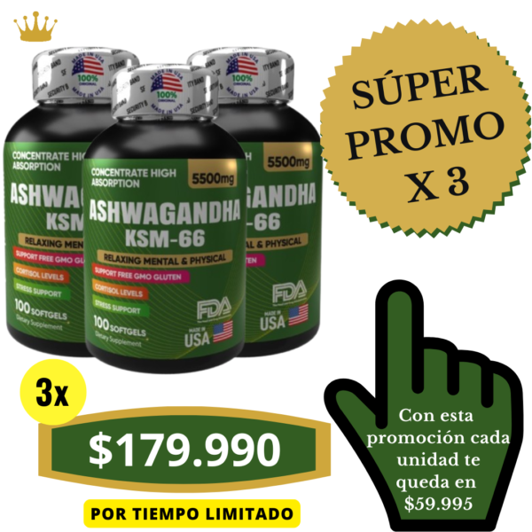 ASHWAGANDHA y adiós al estrés