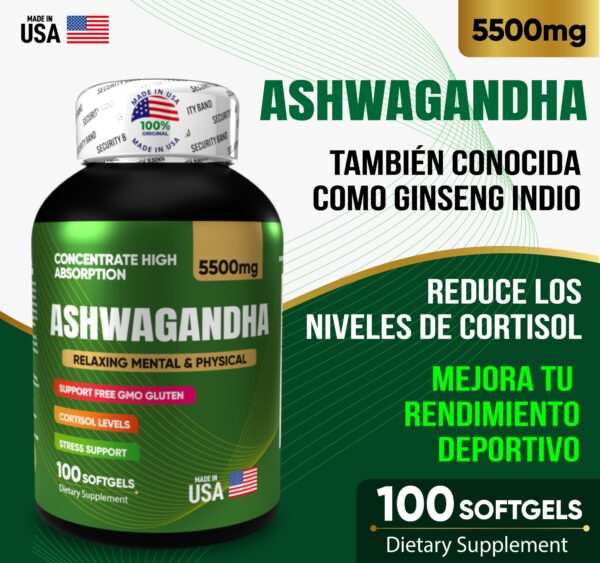 ASHWAGANDHA y adiós al estrés