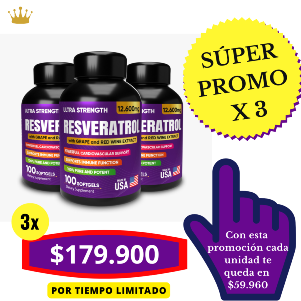 RESVERATROL Puro ultra fuerte