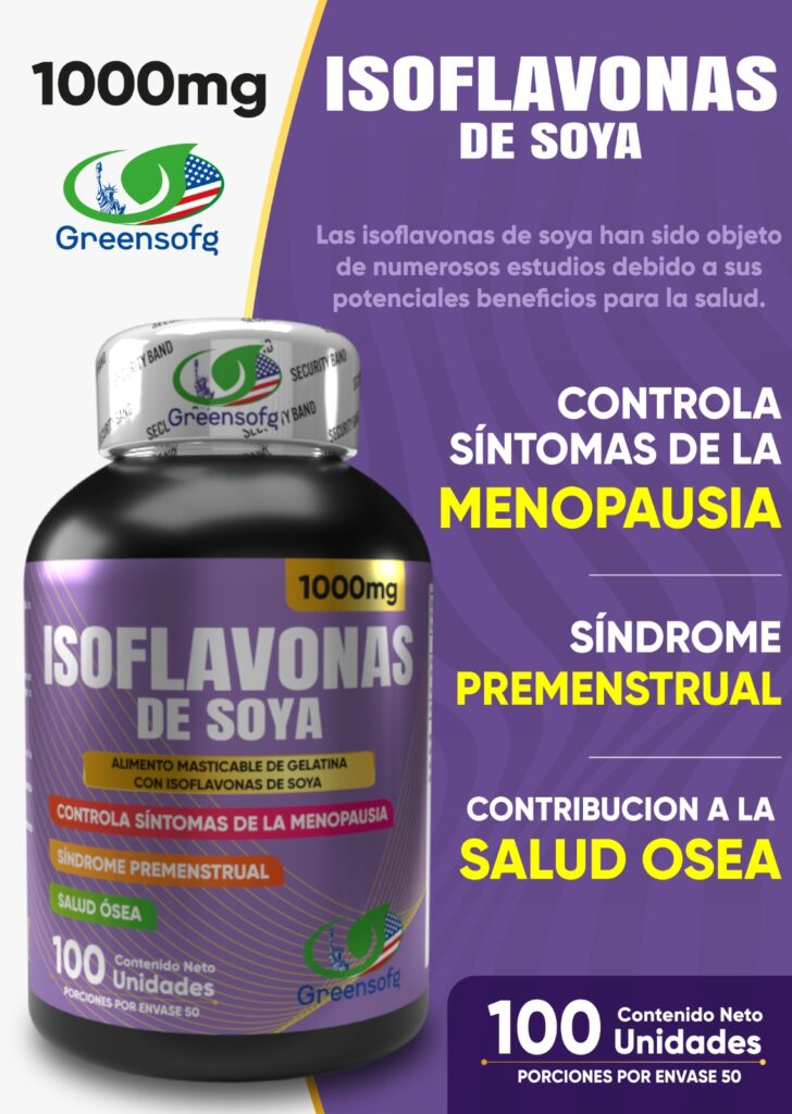 ISOFLAVONAS DE SOYA regula tus periodos menstruales