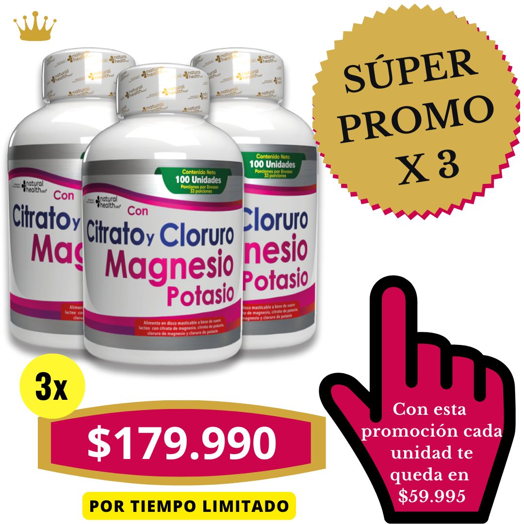 CITRATO Y CLORURO DE MAGNESIO Y POTASIO