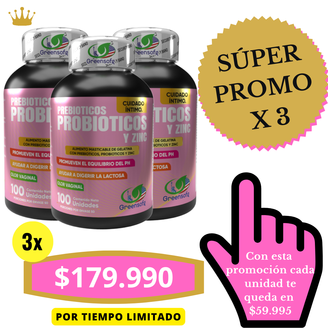 PREBIÓTICOS PROBIÓTICOS Y ZINC